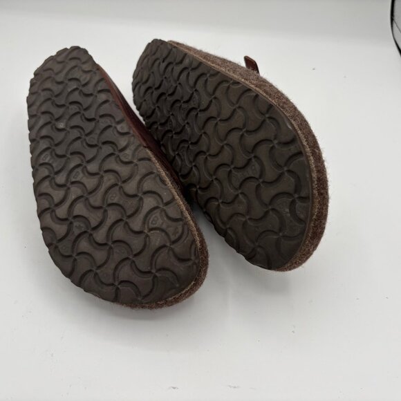 Birkenstock Basel Cocoa Habana Wool Felt leather buckle Clogs Size 7.5- 8 EU 38 - Picture 10 of 10